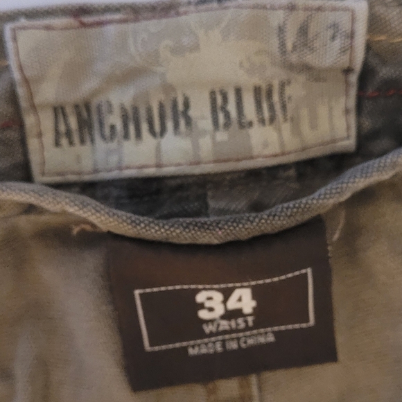 ANCHOR BLUE Camaflaug Men's Cargo Shorts. Size 34 - Picture 10 of 10